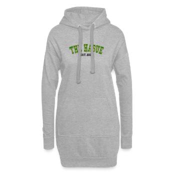Den Haag gegründet 2006 - Hoodie-Kleid - Grau meliert - Vorne
