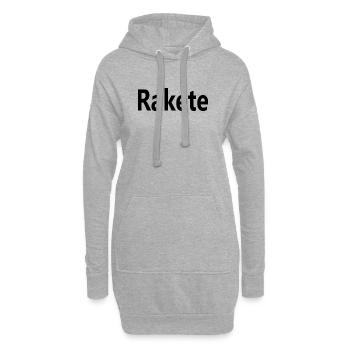 Rakete - Hoodie-Kleid - Grau meliert - Vorne