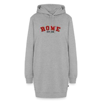 Rom gegründet 2006 - Hoodie-Kleid - Grau meliert - Vorne