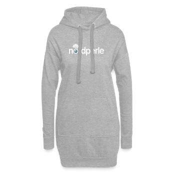 Nordperle Hamburg Nordsee Ostsee Norddeutsch Deern - Hoodie-Kleid - Grau meliert - Vorne