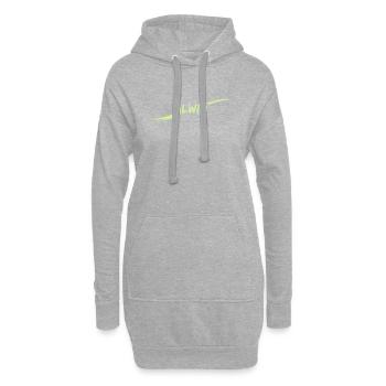 Geschenk Alwin - Hoodie-Kleid - Grau meliert - Vorne