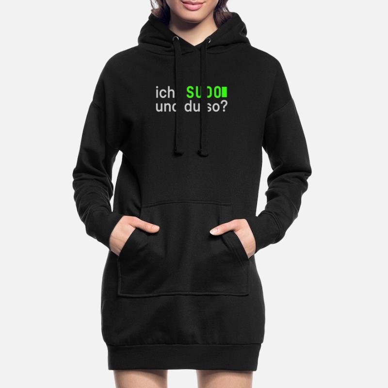 ich: SUDO und du so? Linux Spruch - Programmierer Hoodie-Kleid