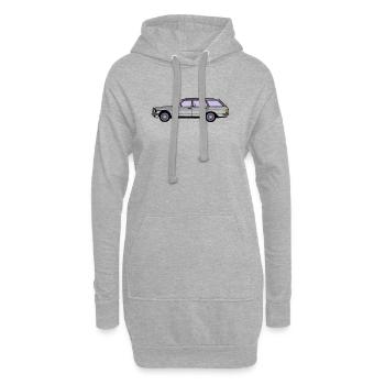MB W123 T Model Kombi ...(25) - Hoodie-Kleid - Grau meliert - Vorne