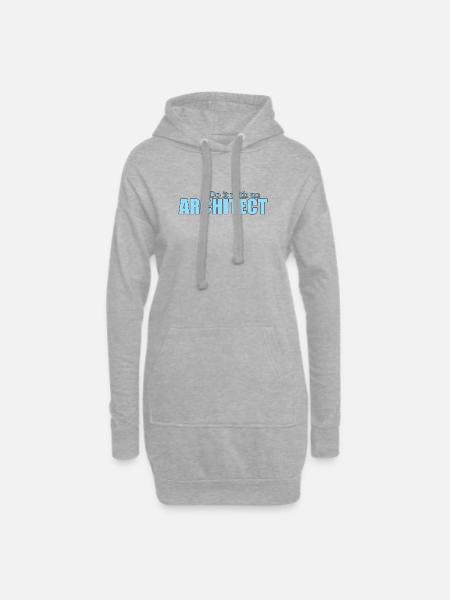 ARCHITECT - Hoodie-Kleid - Grau meliert