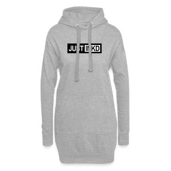 JUST INKD - Hoodie-Kleid - Grau meliert - Vorne