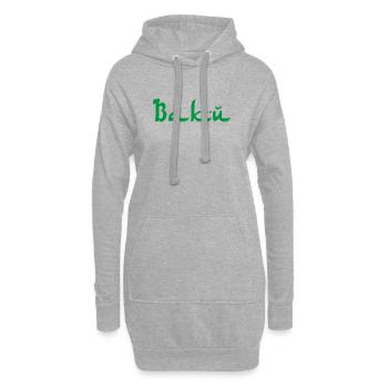 Bakou, Azerbaïdjan - Sweat-shirt à capuche long Femme - gris chiné - Devant
