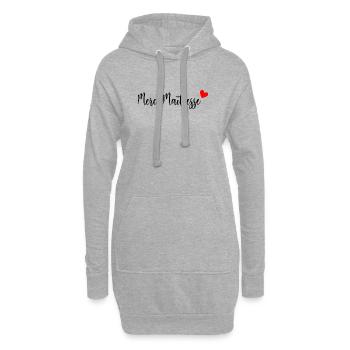 GELIEBTE. VIELEN DANK. DANKE HERRIN. GELIEBTE - Hoodie-Kleid - Grau meliert - Vorne
