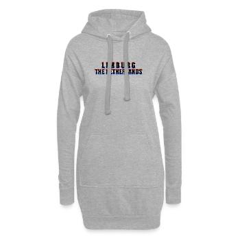 Limbourg Europe - Pays-Bas - Sweat-shirt à capuche long Femme - gris chiné - Devant