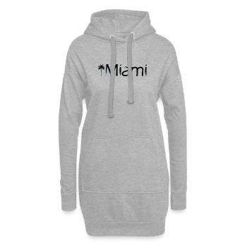 Miami - Hoodie-Kleid - Grau meliert - Vorne