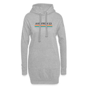 Aveyron 12 T-Shirt Cadeau Humour - Sweat-shirt à capuche long Femme - gris chiné - Devant
