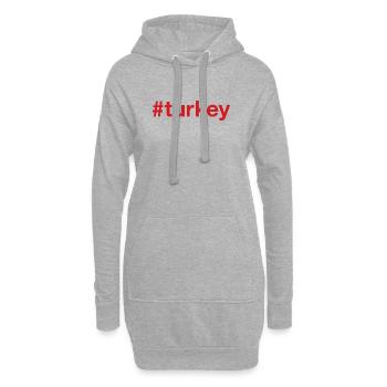 TURKEY Red - Hoodie-Kleid - Grau meliert - Vorne