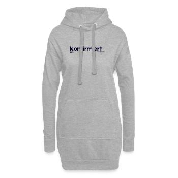 Confirmation 2026 – Chemise moderne Gift I - Sweat-shirt à capuche long Femme - gris chiné - Devant