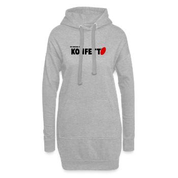 Konfetto - Hoodie-Kleid - Grau meliert - Vorne