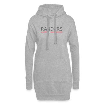 Randers - Drapeau du Danemark - Dänemark - Sweat-shirt à capuche long Femme - gris chiné - Devant
