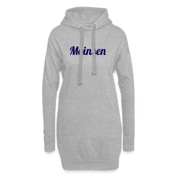 Moinsen! – Das Original für echte Nordlichter - Hoodie-Kleid - Grau meliert - Vorne