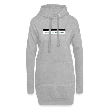 Helle Momente - Hoodie-Kleid - Grau meliert - Vorne
