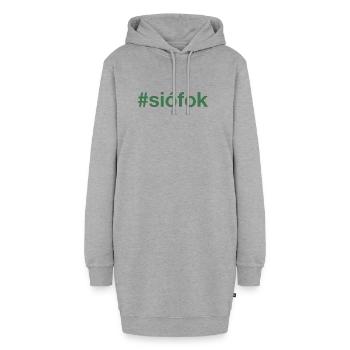 SIOFOK Hungary Ungarn Hashtag - Hoodie-Kleid - Grau meliert - Vorne