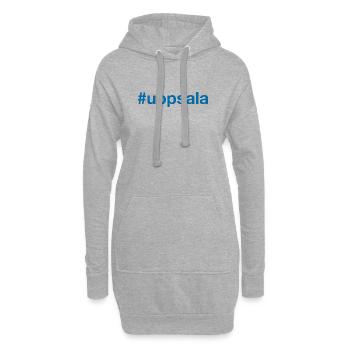 Uppsala Sverige, Suède, Schweden - Sweat-shirt à capuche long Femme - gris chiné - Devant