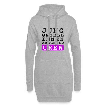 Hen Party Crew Hen - Hoodie Dress - heather grey - Front