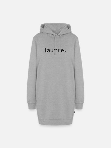 Lautre - Hoodie-Kleid - Grau meliert