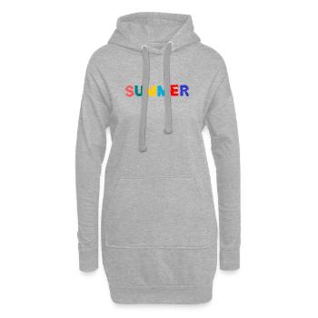 GELIEBTE. MEISTER. LEHRER. SCHULE - Hoodie-Kleid - Grau meliert - Vorne