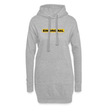 Ein Original - Hoodie-Kleid - Grau meliert - Vorne