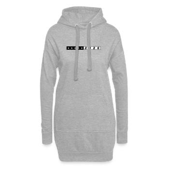 2026 Sterne Symbol - Hoodie-Kleid - Grau meliert - Vorne