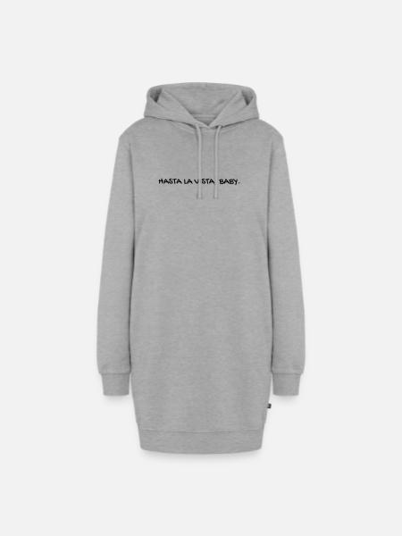Cinema / Film / Zitat / TV-Serie - Hoodie-Kleid - Grau meliert