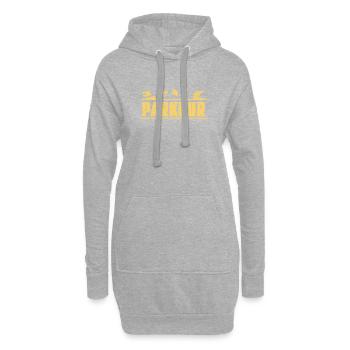PARKOUR - Hoodie-Kleid - Grau meliert - Vorne