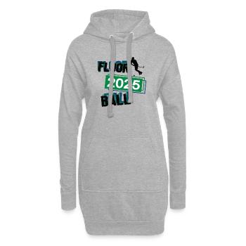Floorball Spieler Team Turnier Mannschaft in 2025 - Hoodie-Kleid - Grau meliert - Vorne
