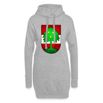 Dornbirn - Autriche - Sweat-shirt à capuche long Femme - gris chiné - Devant