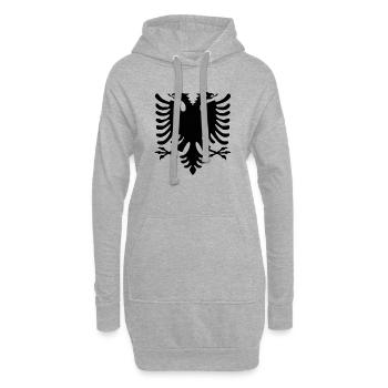 albanie 2013 800.dpi HD - Hoodie-Kleid - Grau meliert - Vorne