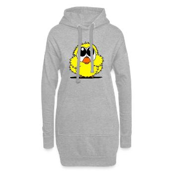 Sweet Chicken - Sweat-shirt à capuche long Femme - gris chiné - Devant