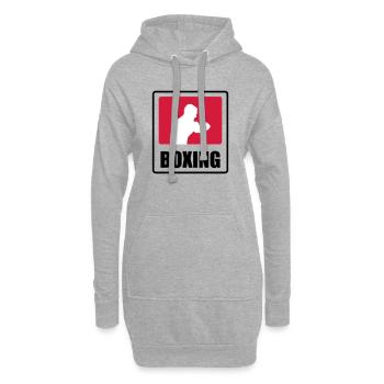 Boxer - Boxen 🥊 - Hoodie-Kleid - Grau meliert - Vorne