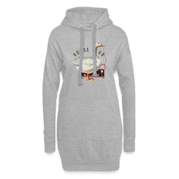 Illustration du club de musique de l’oie - Sweat-shirt à capuche long Femme - gris chiné - Devant