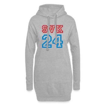 Slovakia Slowakei - Hoodie-Kleid - Grau meliert - Vorne