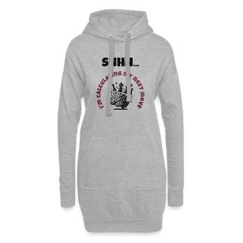Berechnungsmodus Ein - Hoodie-Kleid - Grau meliert - Vorne