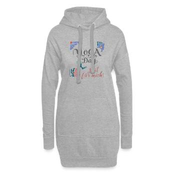 Yoga Day  - Hoodie-Kleid - Grau meliert - Vorne