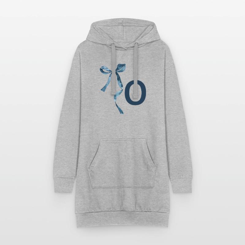 Monogramm oder Geschenkidee Hoodie-Kleid