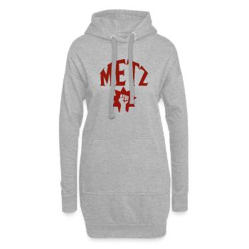 Metz - Hoodie-Kleid - Grau meliert - Vorne