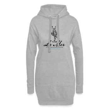 Beach Club - Hoodie-Kleid - Grau meliert - Vorne