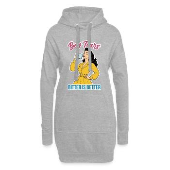 Boy Tears - Hoodie Dress - heather grey - Front
