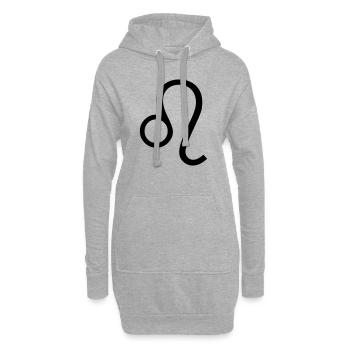 Leo - Hoodie Dress - heather grey - Front