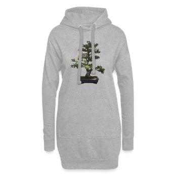 Monsieur bonsai - Hoodie-Kleid - Grau meliert - Vorne