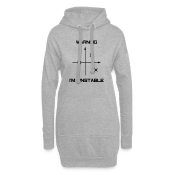 Elektrotechnik Ingenieur Filter - Hoodie-Kleid - Grau meliert - Vorne