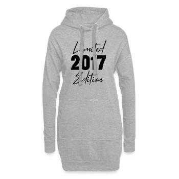 2017 Limitierte Edition - Hoodie-Kleid - Grau meliert - Vorne