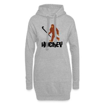 feldhockey hockey hockey sur gazon hockey-sauvage - Sweat-shirt à capuche long Femme - gris chiné - Devant