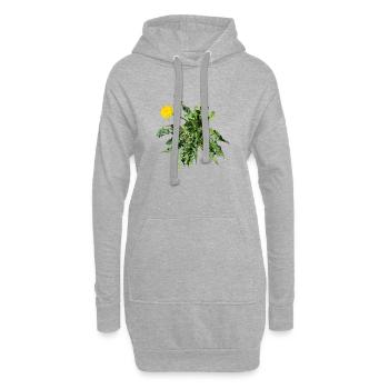 Löwenzahn - Hoodie-Kleid - Grau meliert - Vorne