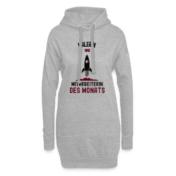 Employé du mois Peintre Peintre - Sweat-shirt à capuche long Femme - gris chiné - Devant