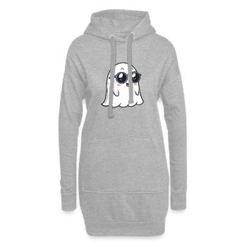 Ghost Soft Dark Brille - Hoodie-Kleid - Grau meliert - Vorne